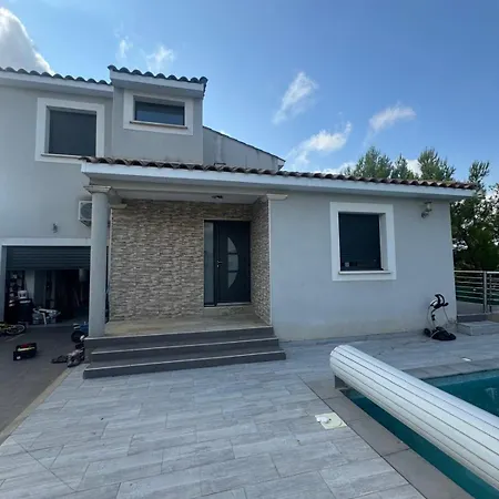 Villa De Luxe Moderne Avec Piscine Prive Saint-André-de-Sangonis